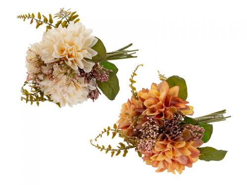 Букет жоржин і папороті 26 см