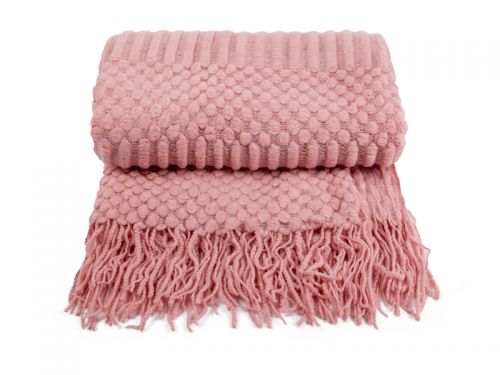 Плед «Dusty pink» 130х170 см (поліестр)