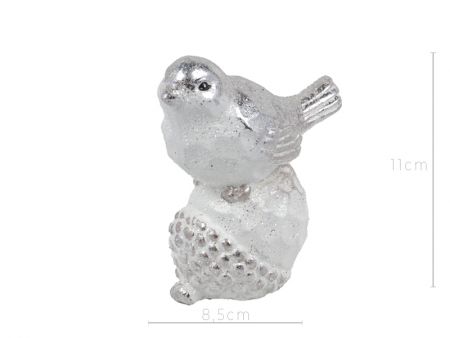 Фігурка декоративна «Пташка на шишці» 8,5х5,5х11 см