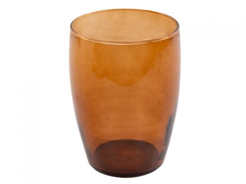 Ваза Essentials Hood amber h20 d14 см.