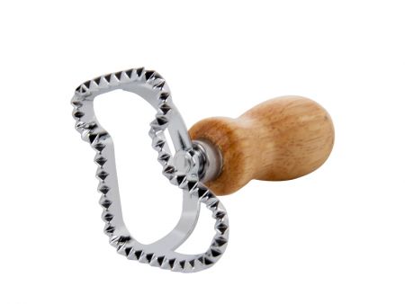 Штамп для печенья 10 см (цинковый сплав/дерево)