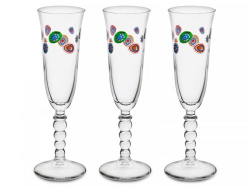 Набір з 3-х келихов д/шамп. 