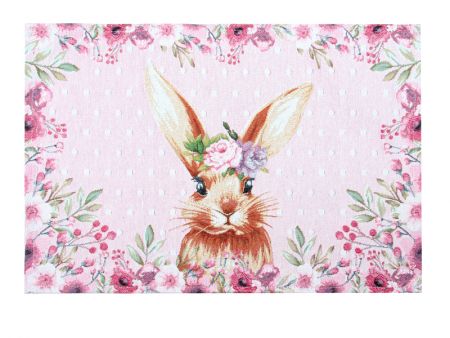 Гобеленова серветка 35x45см рожева