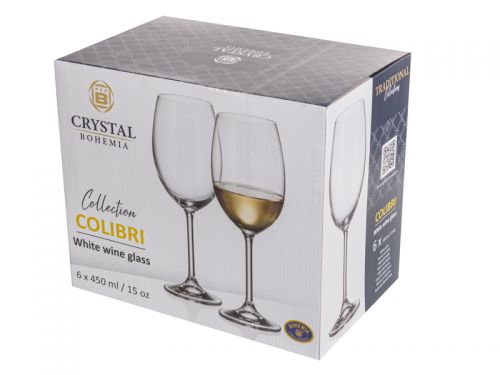 Келихи для вина COLIBRI 450 мл (GASTRO) 6шт
