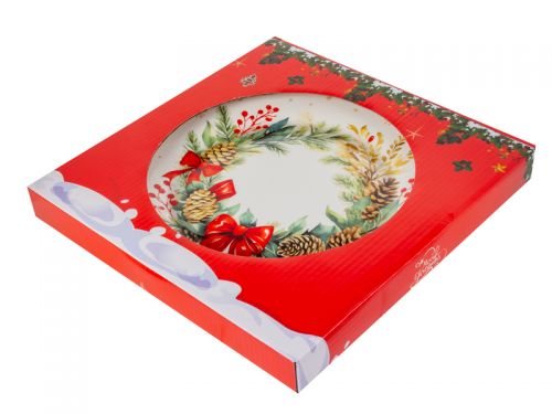 Тарілка "Різдвяний Вінок" 24,5см.