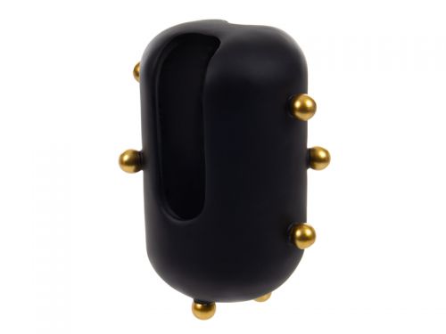 Ваза 17x13,5x23см чорна