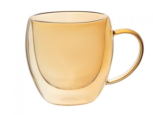 Набір з 2-х кухлів з подвійними стінками Le Glass "Amber" 300 мл