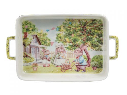Блюдо для запікання "Кроличі Історіі" 32,5х19х6 см