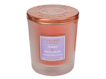Свічка Амбра і геліотроп 180г Collines de Provence