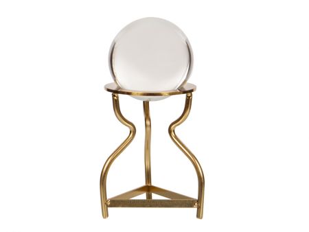 Статуетка «Куля» 15х9 см (метал/кришталь)