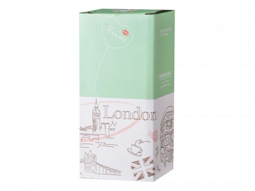 Пляшка скляна "Еліан" рожева, 350 мл