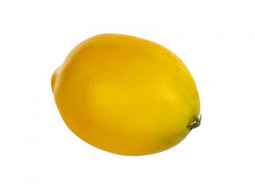 Декоративний лимон 9х7х7 см (пластик)