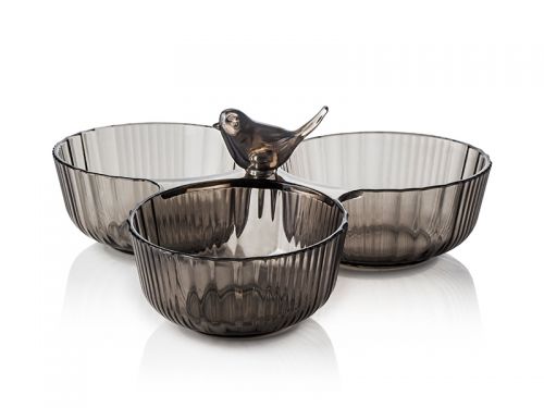 Блюдо для снеків "Пташка" акрилова