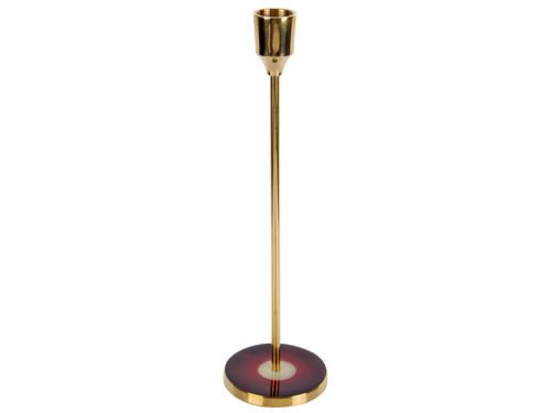 Підсвічник латунь 25см золотий