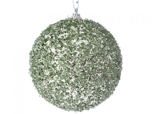 Набір з 3-х куль з глітером м'ята, 10см