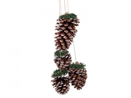Декоративна підвіска з шишками 90 см (натуральні матеріали)