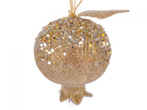 Ялинкова прикраса "Гранат" 10х8см