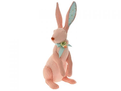 Великодній декор помаранчевий кролик 26x20x55 см