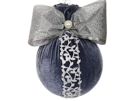 Ялинкова куля Ø 10 см з перлиною 
