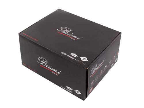 Каструля Brioni антипригарна "Royal Stone Sandstone gold" 20 см, 3 л., 3,5 мм товщ.