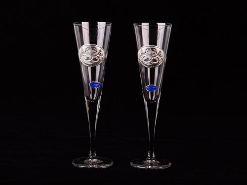 набір бокалів для шампанського із 2 шт.