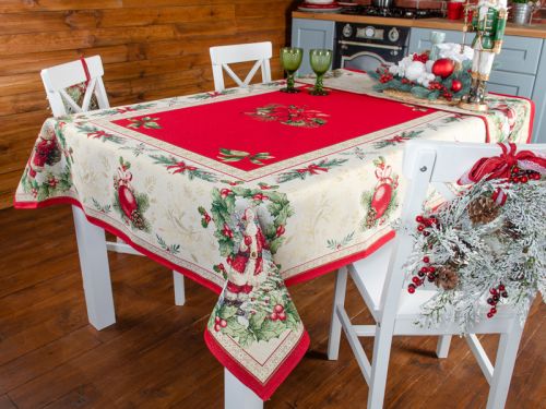 Скатертина гобеленова "Deniska" 140x140 cм