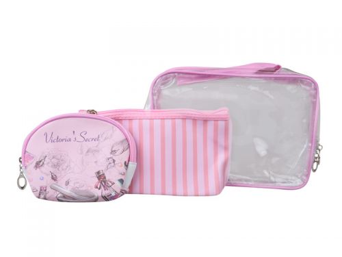 Набір косметичок 3шт 24х17х8см/18х12х3см/14х18х4см в асортименті