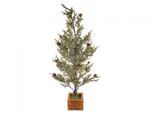 Ялина в горщику 100 см (пластик/дерево)
