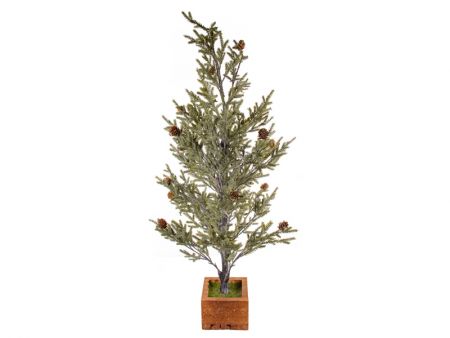 Ялина в горщику 100 см (пластик/дерево)