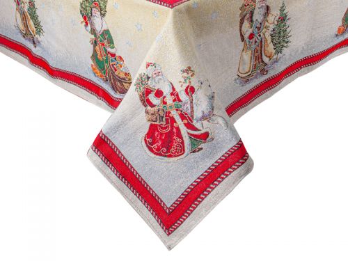 Скатертина гобеленова "Snowing" 100x100 см