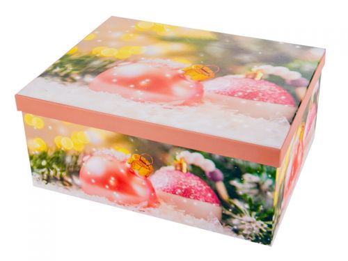 Подарункова коробка прямокутна 37,5х29х16 см