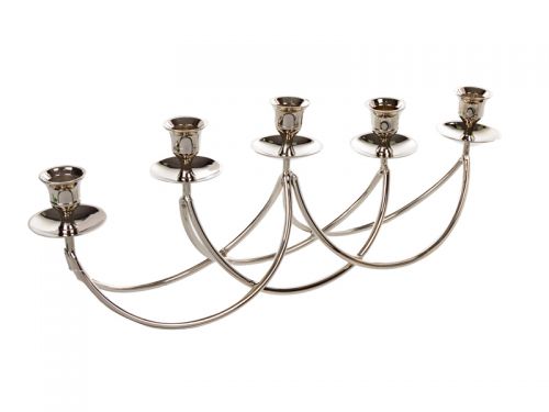 Підсвічник латунь на 5 свічок 41х16 см