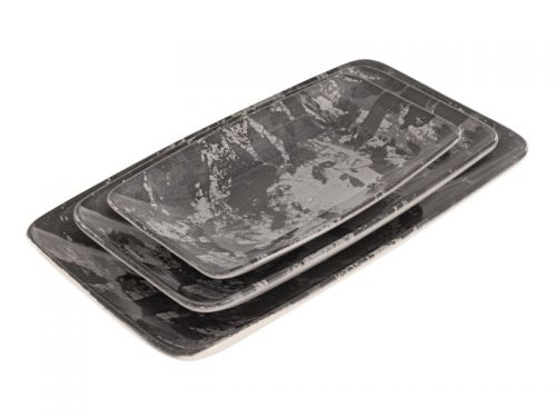 Набір блюд "Graphite" 10х17см 14,5х25см 17х30см