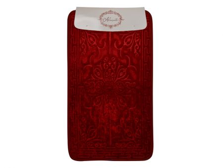 Набір для ванної кімнати з 2шт гранат