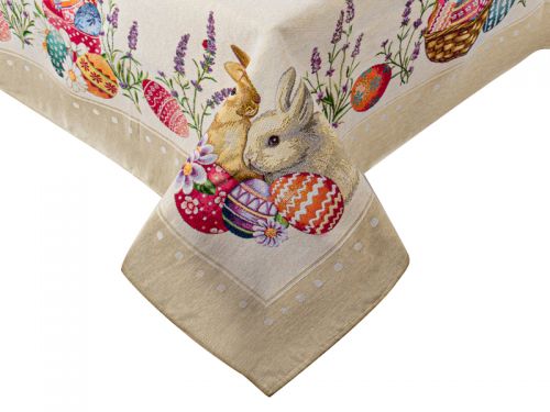 Скатертина гобелен "Кролики"/Mimbre 140x260см