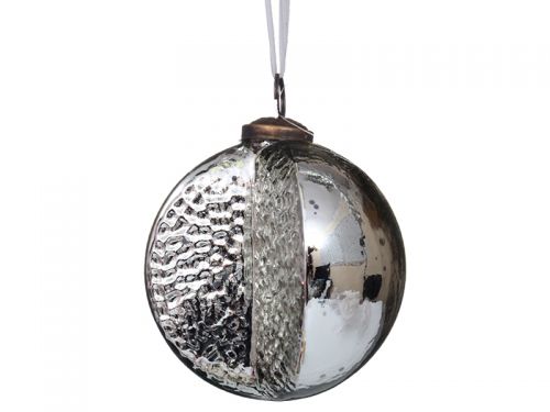 Ялинкова іграшка 10см срібло