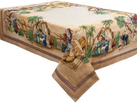 Скатертина гобелен Sagrada Familia lurex 140х120см