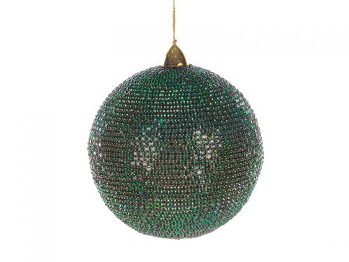 Прикраса декоративна куля зелена 10см