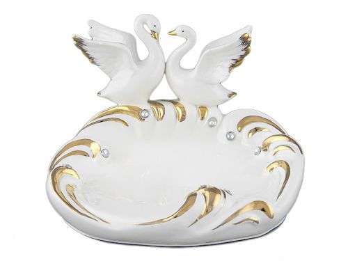 Блюдо "Лебеді", 20 см