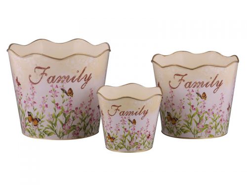 Набір кашпо 3 шт.: 11,15,18 см