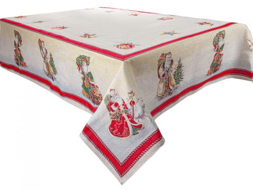 Скатертина гобеленова "Snowing" 100x100 см