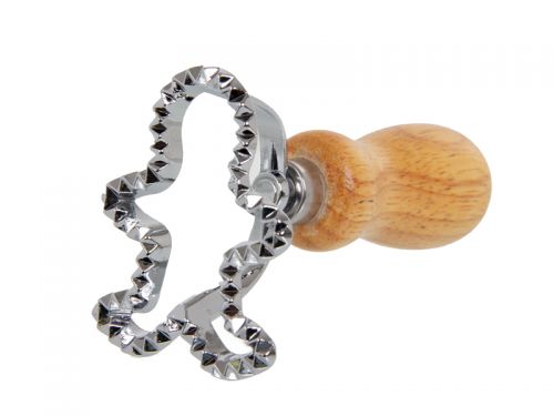 Штамп для печенья 10 см (цинковый сплав/дерево)