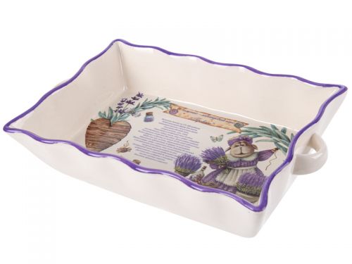 Блюдо для запікання "Лавандові історії" 29x18,5x6см