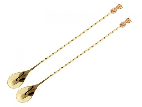 Набір із 2-х коктейльних ложок 27см (нержавіюча сталь)