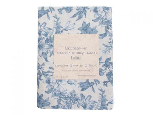 Скатертина водовідштовхувальна "Corso" синій 140х180см